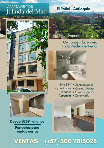 Bellos Apartamentos En El Peñol