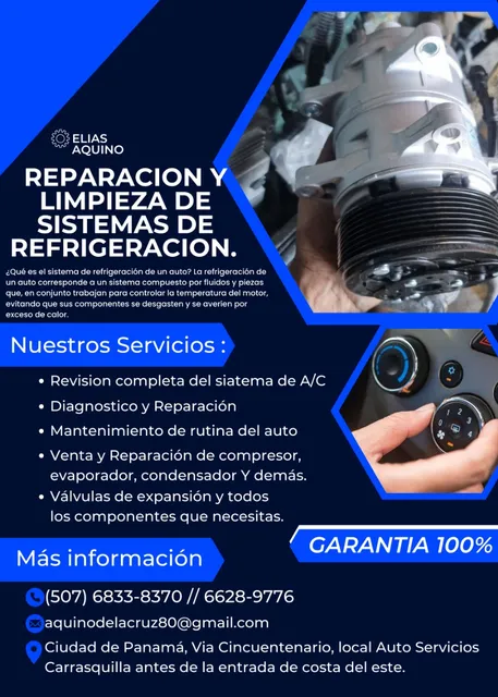 Reparacion Y Venta De Repuestos De A/c Automotriz
