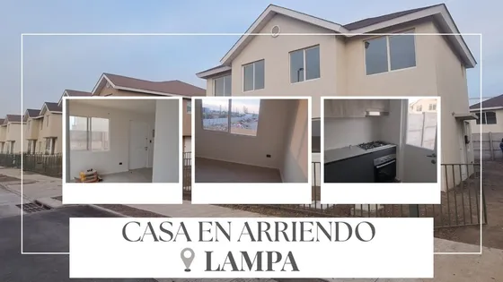 Casa En Arriendo Lampa Valle Grande A Estrenar 