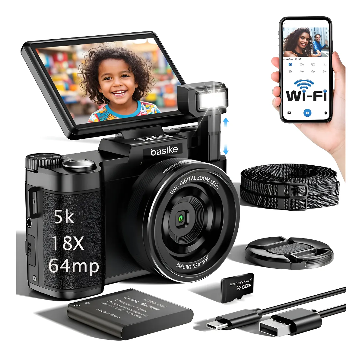 Câmera Fotografica Digital 5k