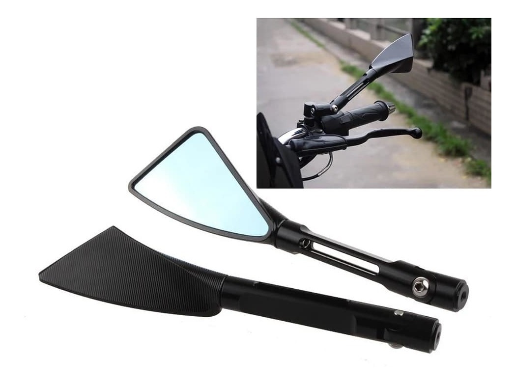 Espejos Brazo De Aluminio Deportivos Universales Para Moto Mercado Libre