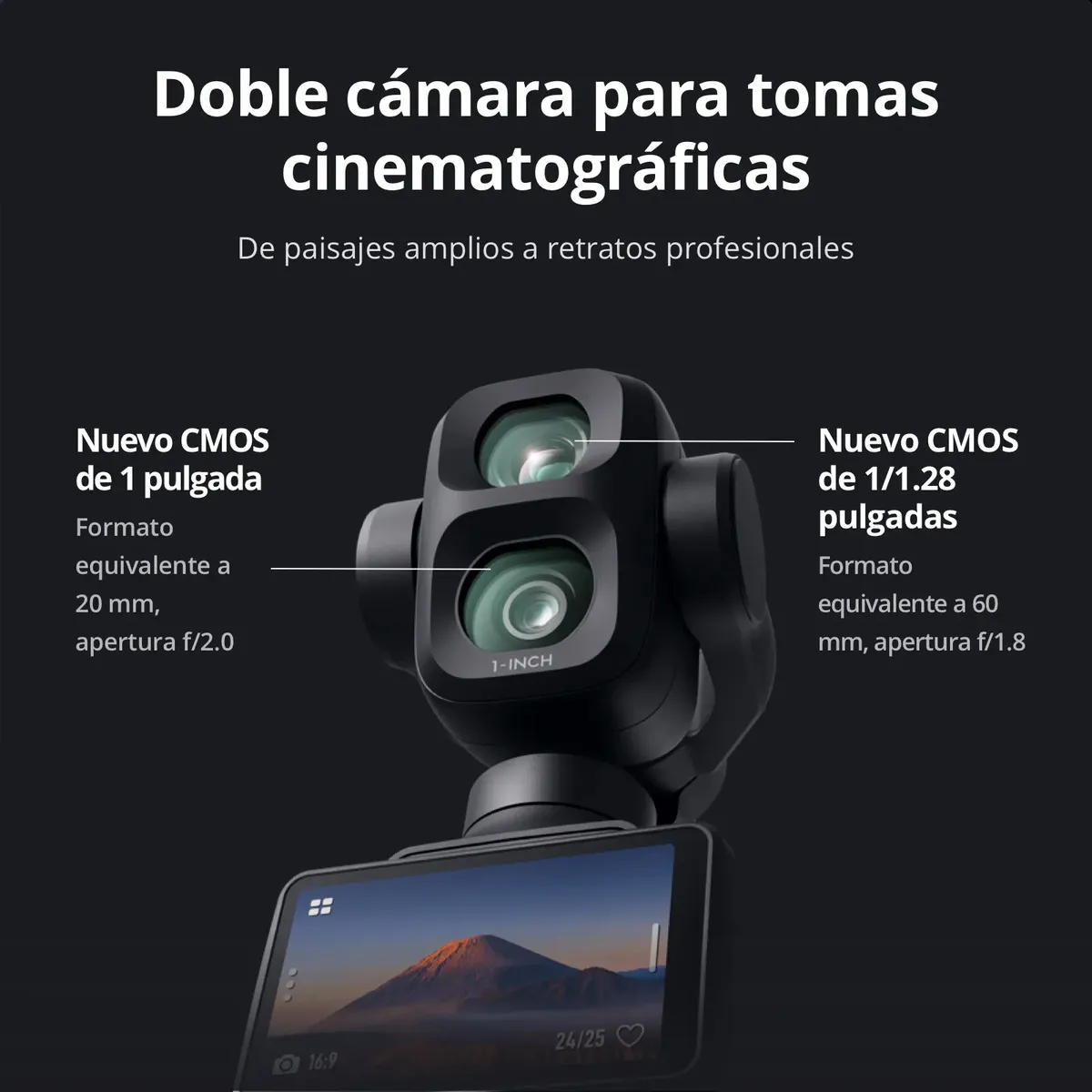DJI Osmo Pocket 4P: análisis, características y cuál versión comprar en México 2 Fotografía de producto DJI Osmo Pocket 4P, vista 2