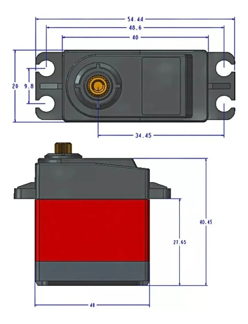 [ܼ] SREM-162 [TKRC] TD-3240MG Ultra Torque Digital Standard Servo (40kg/7.4V)