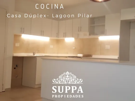 Casa En Lagoon Pilar De 3 Dormitorios Con Jardin Y Terraza!!!