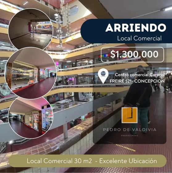 Arriendo Local Comercial En Caracol De Concepción