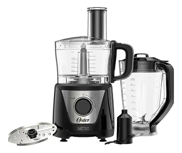 Multiprocessador De Alimentos Oster Black 4 Em 1