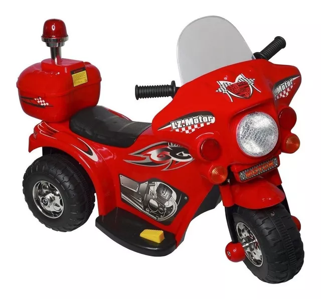 Mini Moto Elétrica Infantil Vermelha BW006VM