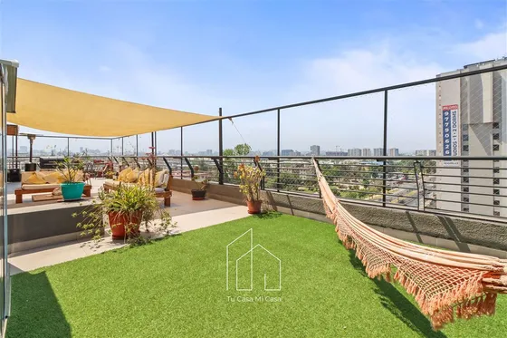 Departamento Penthouse En Venta De 3 Dorm. En Ñuñoa