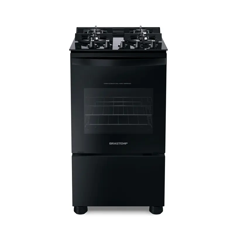 Fogão Brastemp BFO4VAE 4 bocas com mesa de vidro