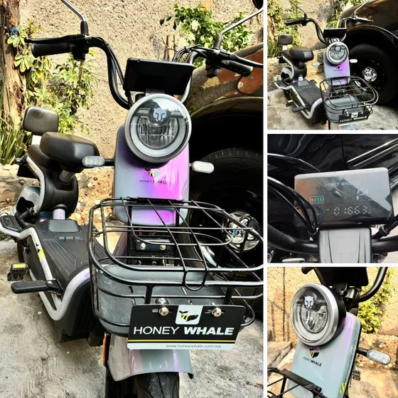 Scooter Eléctrica Honey Whale - Tornasol- ¡como Nueva!