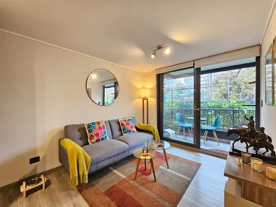 Departamento En Venta De 1 Dorm. Estac Bodega Piso 1en Ñuñoa