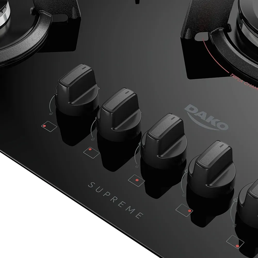 Detalhe do Cooktop Dako Supreme
