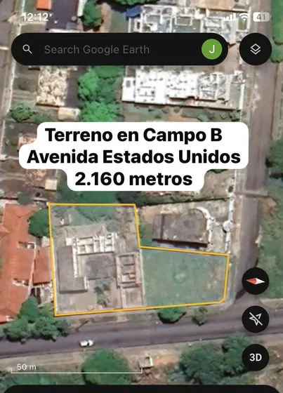Inmobipiña Vende Terreno En Campo B, Puerto Ordaz, Estado Bolivar - Lp