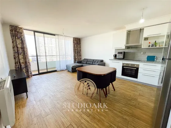 Amplio Departamento En Venta De 1 Dorm. En Rancagua