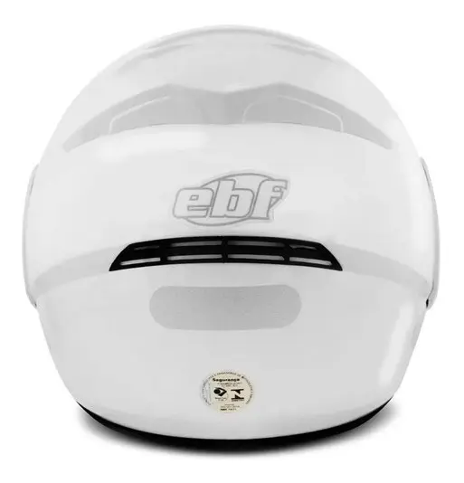 Capacete Articulado Masculino Ebf E8 Solid Branco Robocop — foto 4