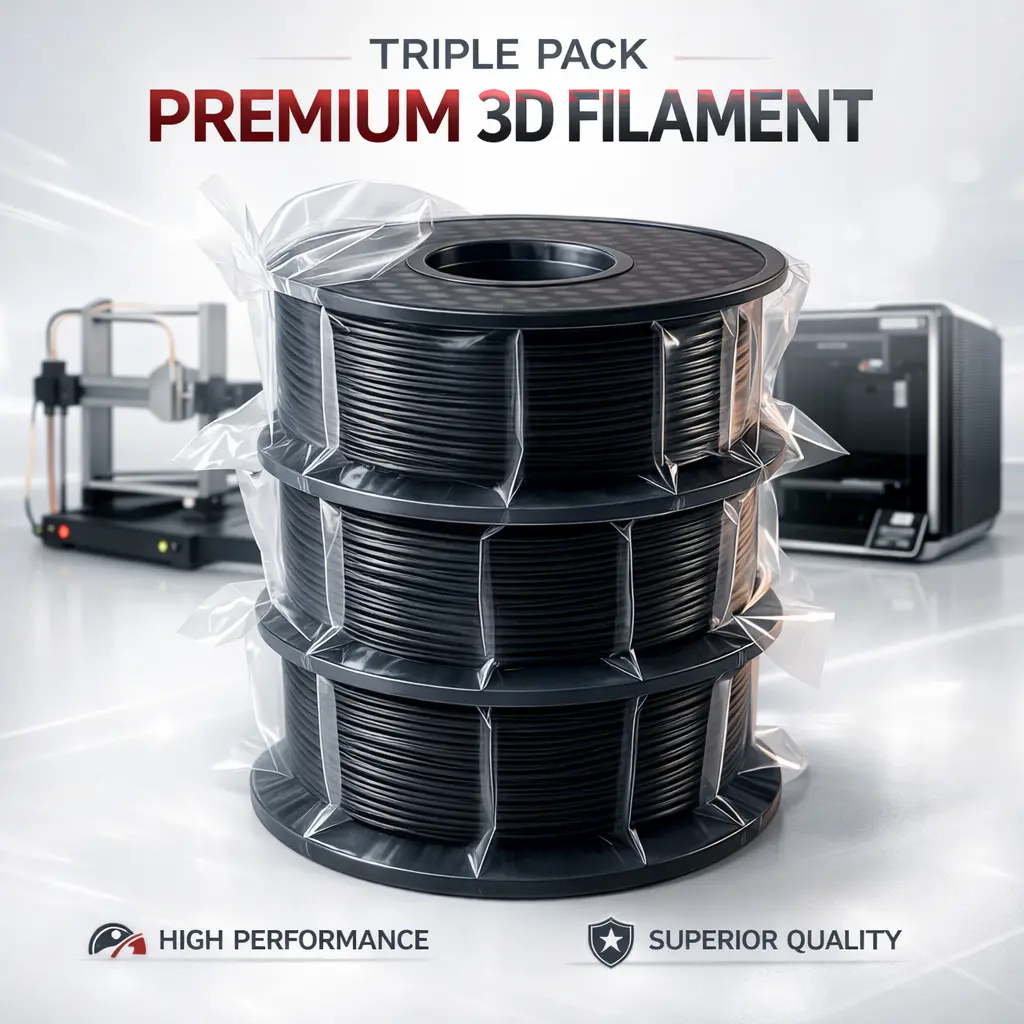 Filamento De Impressora 3d Petg 1,75mm 1kg Masterprint Preto