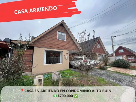 Casa En Arriendo En Condominio Alto Buin