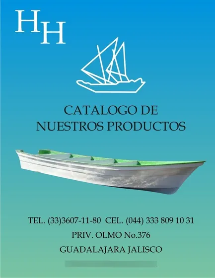 Lancha De Fibra De Vidrio        H H Nautica 2024