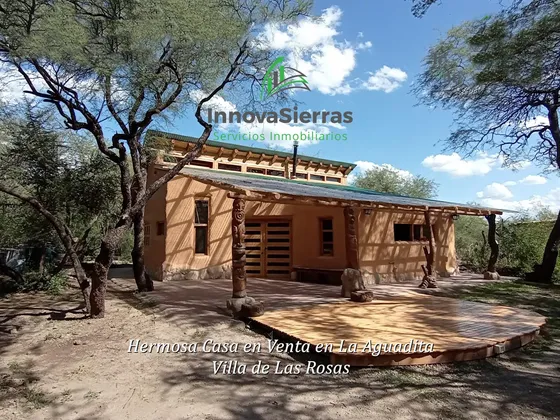 Venta Hermosa Casa Villa De Las Rosas, Traslasierra   