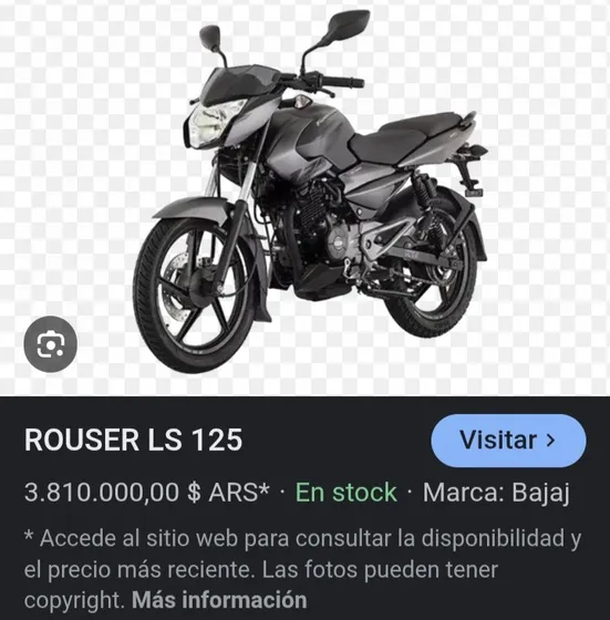 * Liquido Moto Rouser 2025.