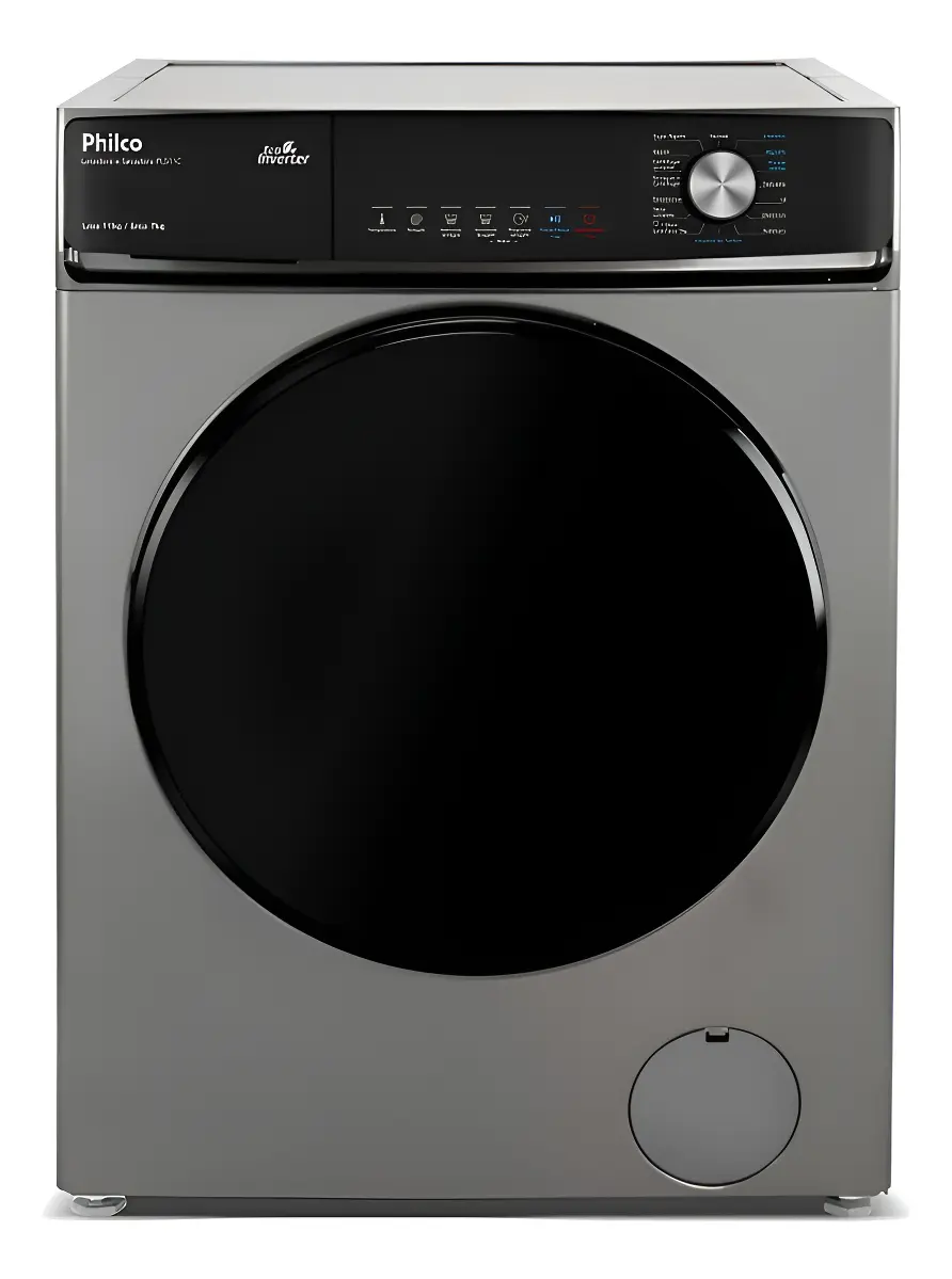 Lava E Seca Philco Eco Inverter 11kg Titânio Pls11c Titânio