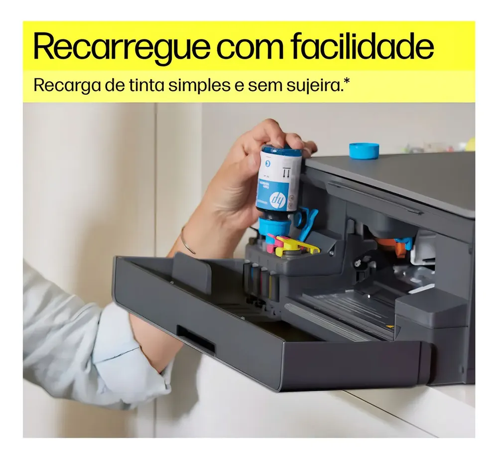 Impressora Multifuncional Hp Smart Tank 584 - Preta Preto 127/220v