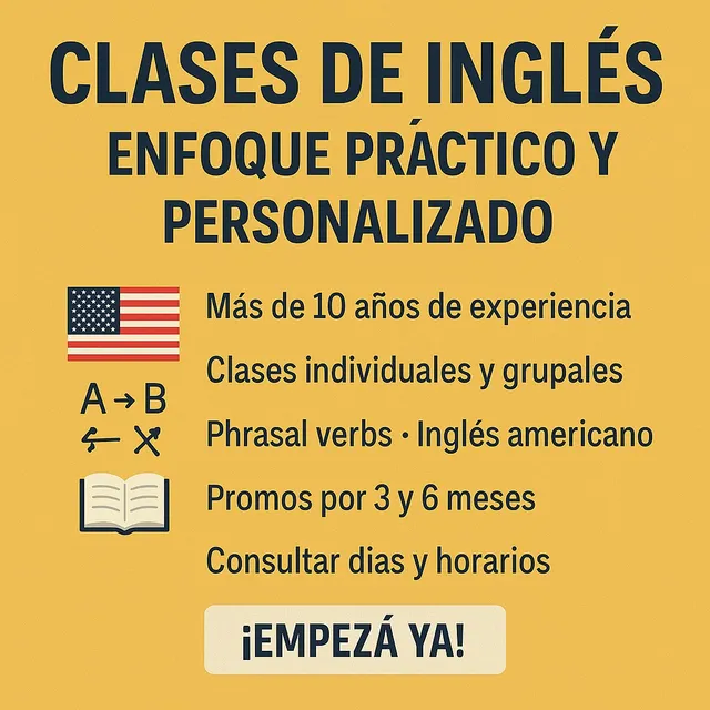 Clases De Inglés  Enfoque Práctico Y Personalizado