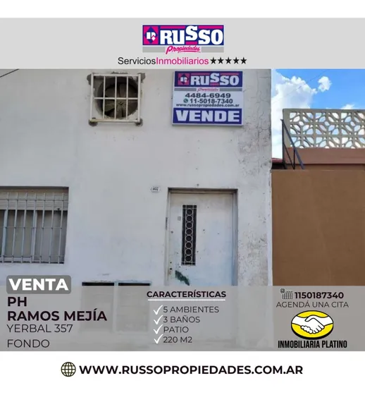 Venta Ph 5 Ambientes Ramos Mejia