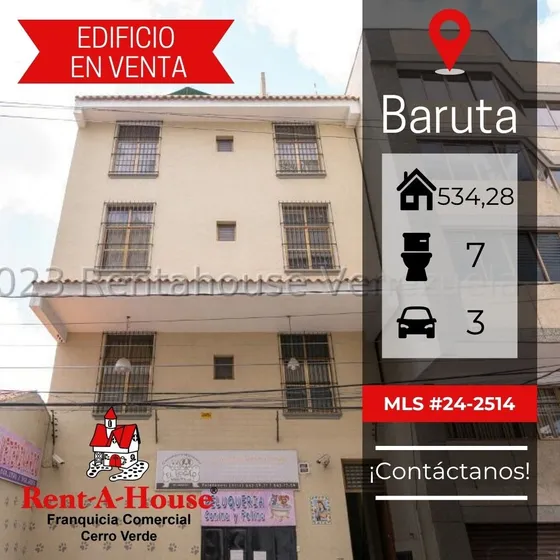 En Venta Excelente Y Amplio Edificio Comercial Ubicado En Baruta