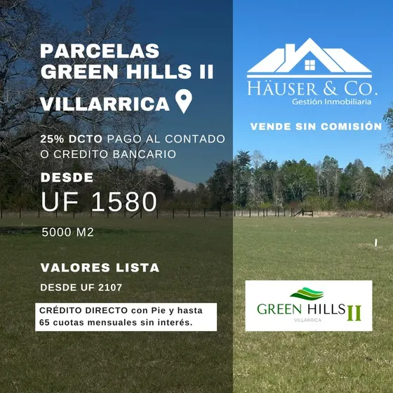 Häuser Vende Parcelas 5000 M2 Green Hills Ii Villarrica