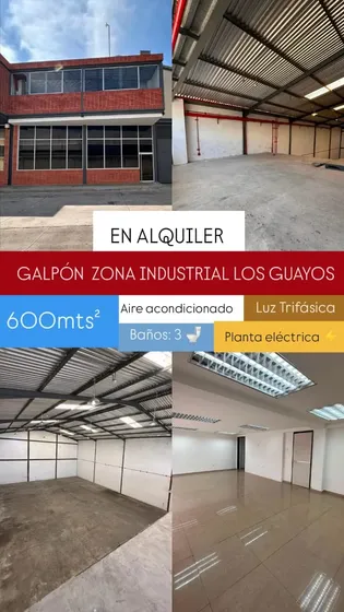 Tre009 Solo Clientes En Venta O Alquiler Galpón En Zona Industrial Los Guayos.