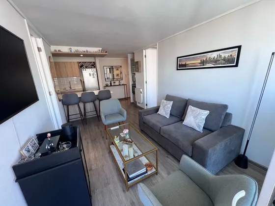 Acogedor Depto Semi Nuevo, Tipo Mariposa 2 Dorm En Suite