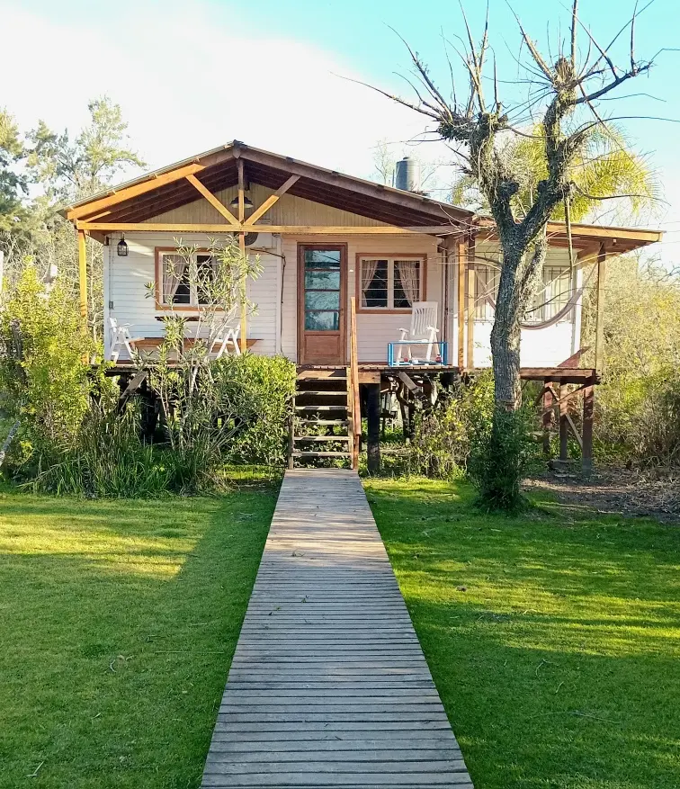 Alquiler Cabaña Barco Quieto - Delta De Tigre Para 2-3 Personas Frente Al Río Calefacción , Wifi Y Ropa De Cama Precio Por Día