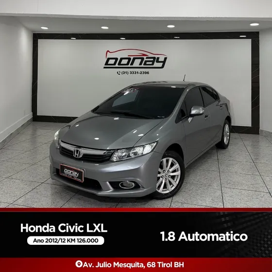 Honda Civic 1.8 Lxl Flex Aut. 4p