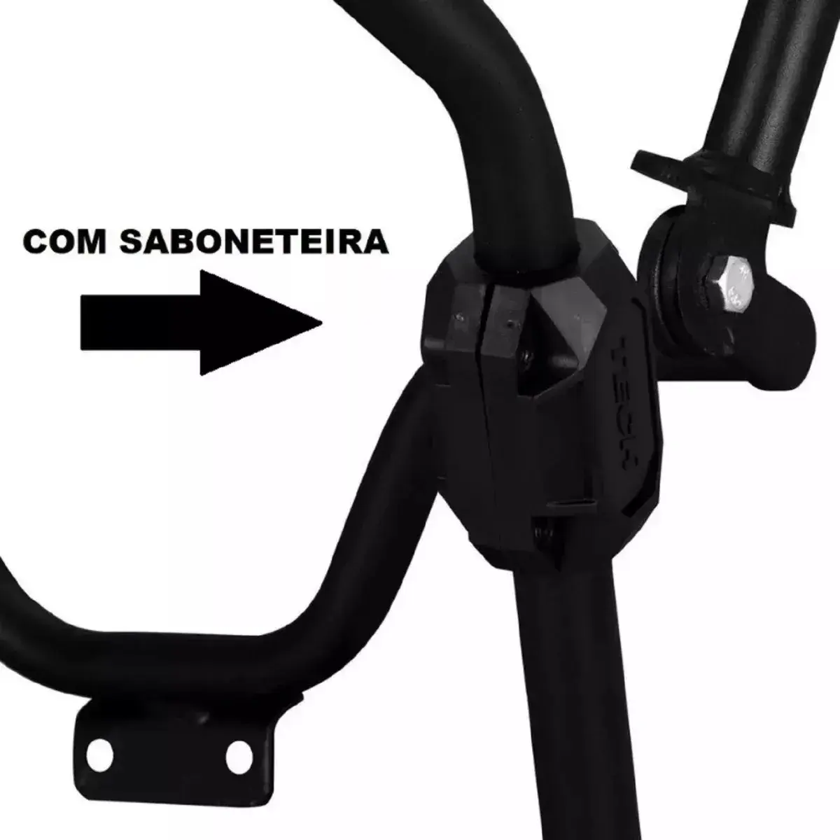 Protetor De Carenagem Motor Moto Pop 110 2016 A 2024 Preto — foto 5