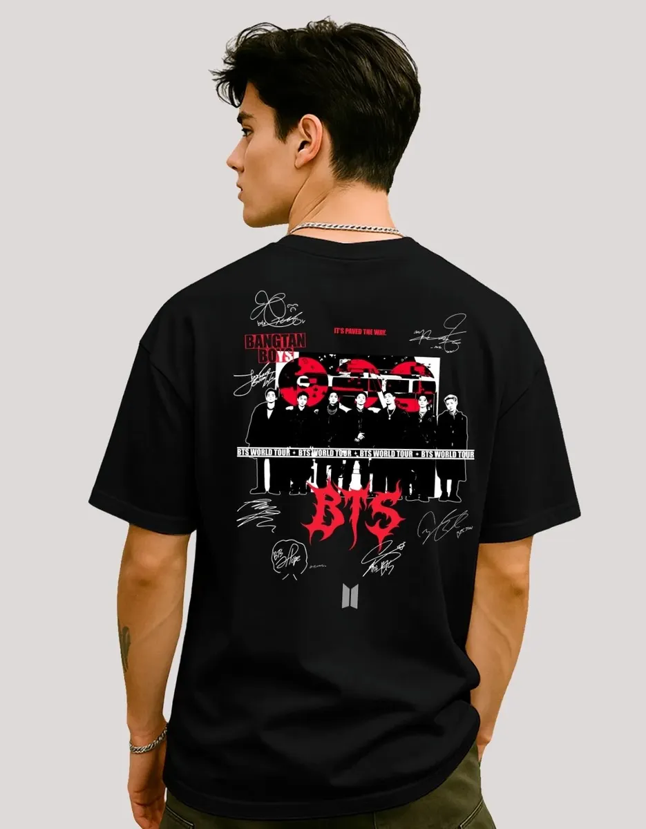 Camiseta Bts World Tour Arirang Kpop Turne Mundial Bangtan