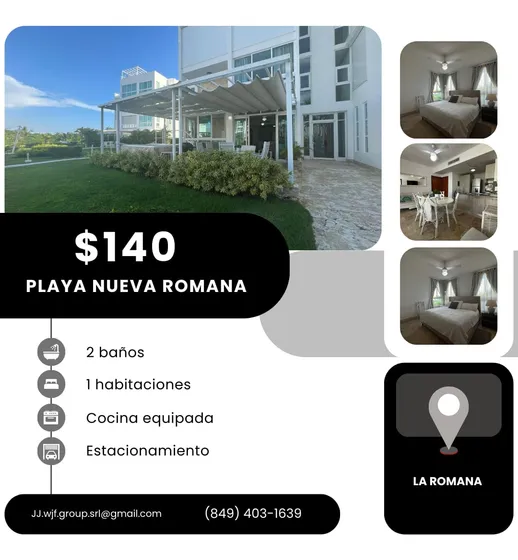Alquilo Y Vendo Un Apartamento En Playa Nueva Romana