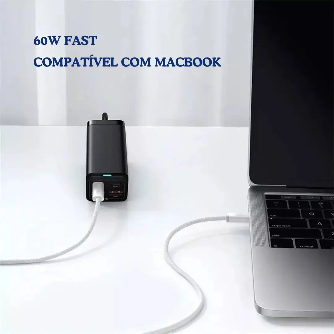 Cabo Carregador Iphone 15 16 17 Original Apple 60w Usb-c