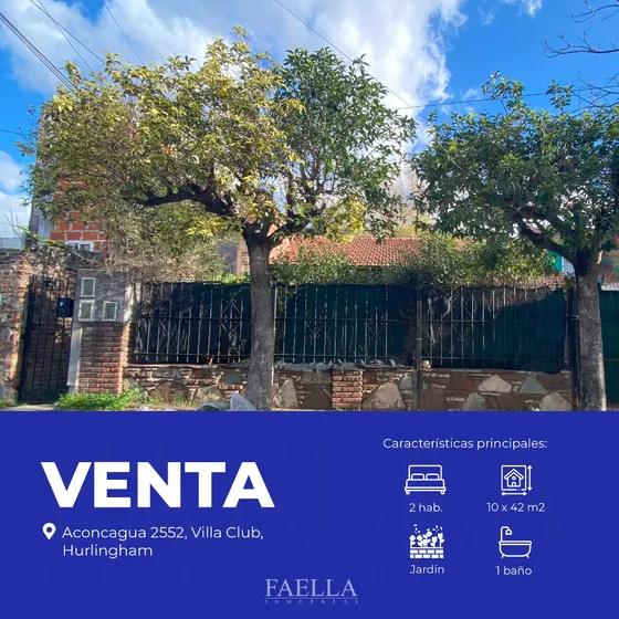 Venta Casa Hurlingham Villa Club Reciclar Jardín Parque