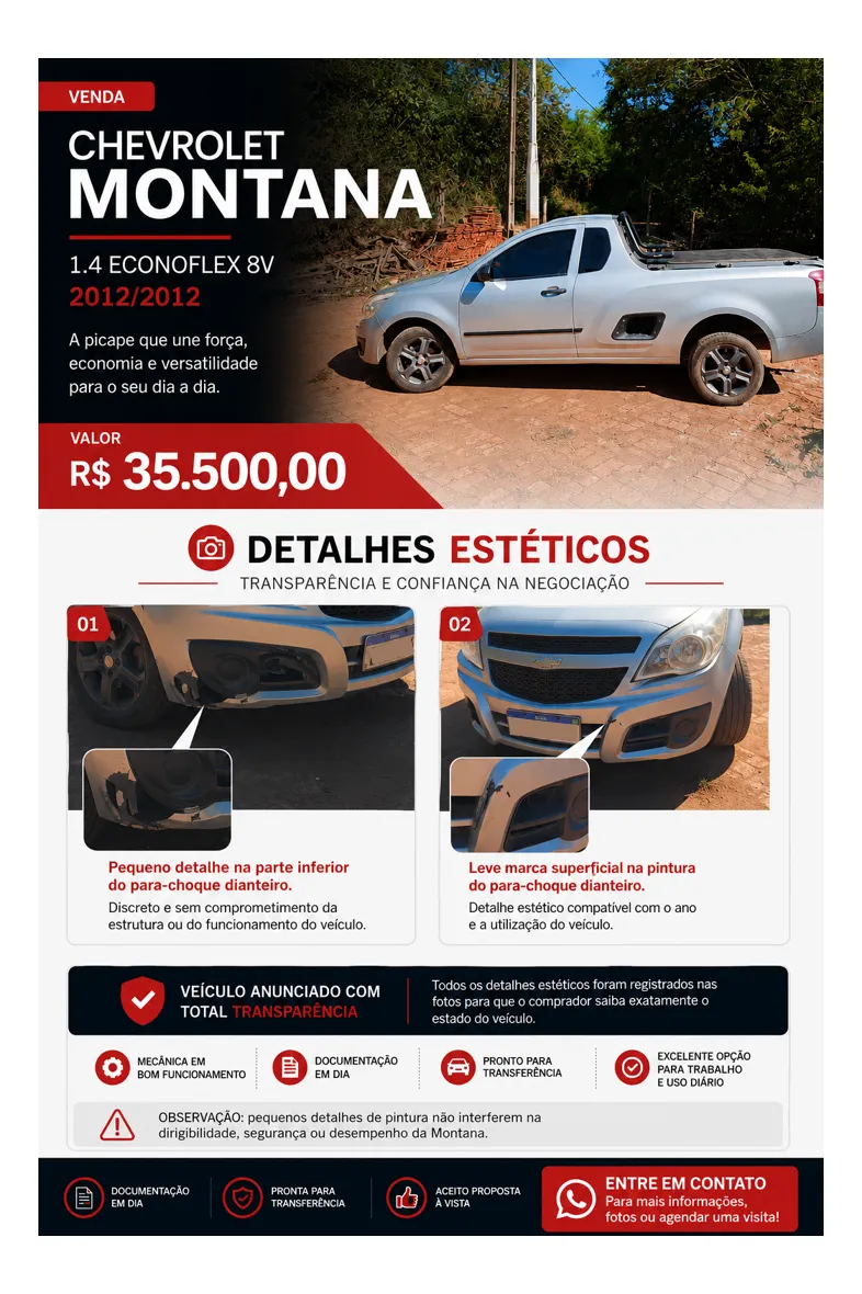 Chevrolet Montana 2012 1.4 Ls Econoflex 2p — foto 4