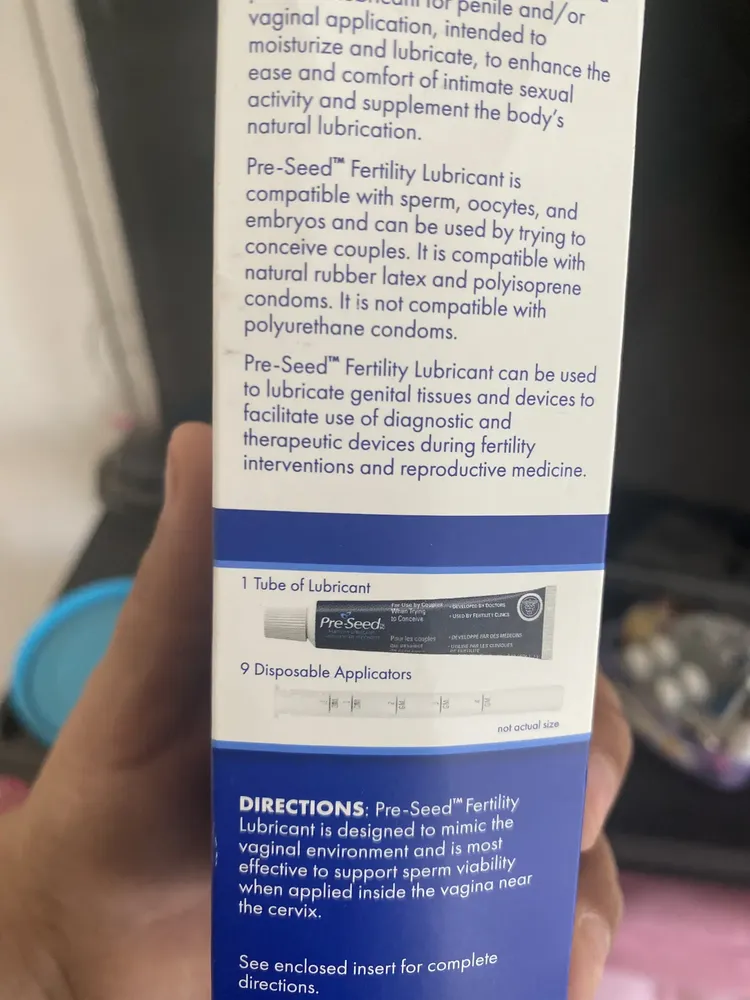 Lubricante Preseed Pro-Fertility con aplicadores, 40 g | Envo gratis