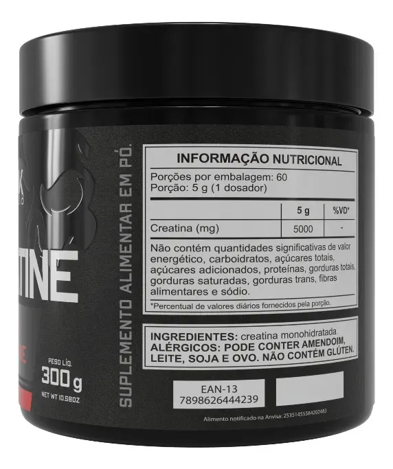 Creatina Dark Lab Premium Pure em pó Sem sabor x 300g
