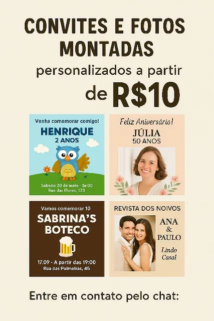 Convite Digital Personalizado | Aniversário,chá Revelação