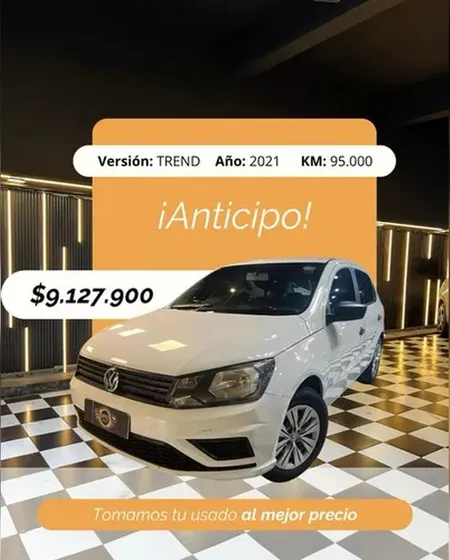 Volkswagen Gol Trend 1.6 Trendline 101cv