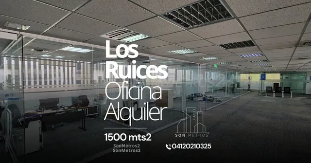 Oficina Alquiler Los Ruices 1500 Mts2 Sonmetros2
