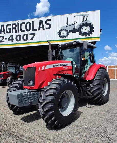Trator Massey Ferguson Mf 7180 Cabinado
