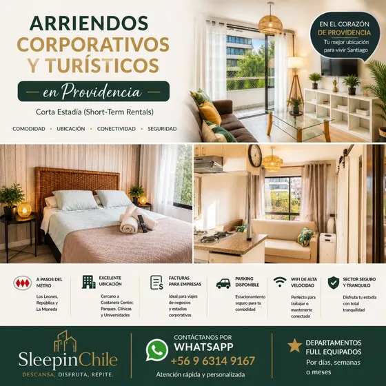 Arriendo Dpto Amoblado
