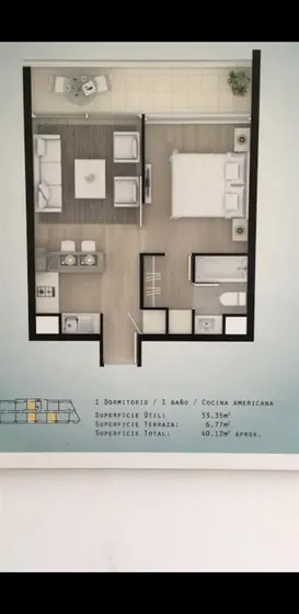 Departamento De Un Dormitorio En Venta En Ñuñoa