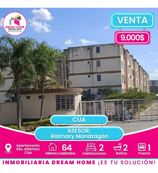 Apartamento  Conjunto Residencial Atlántico De Cúa  Cúa