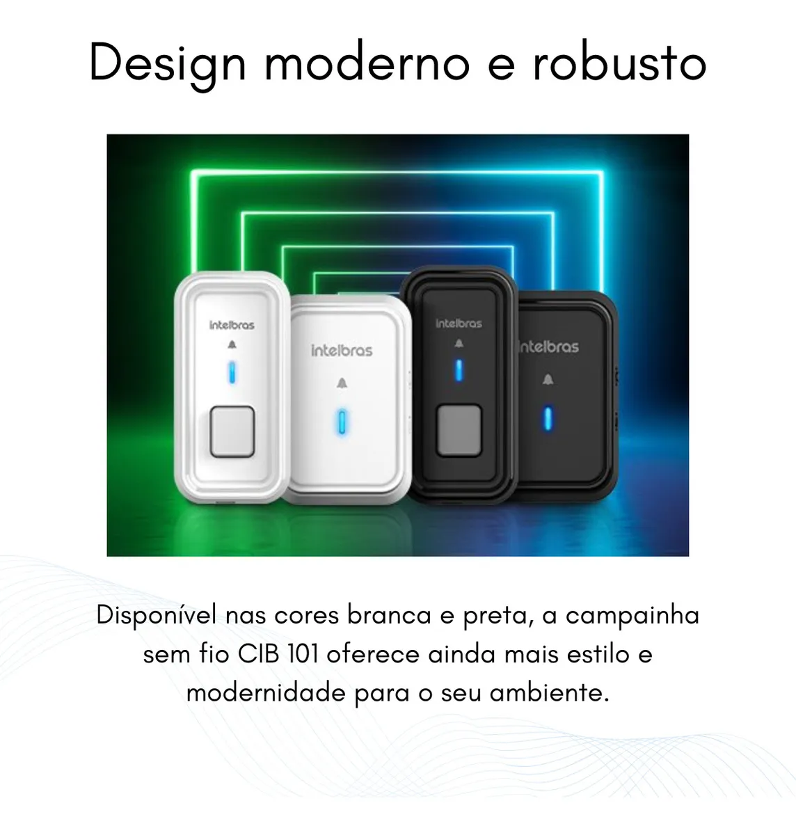 Campainha Sem Fio Intelbras CIB 101 Preta - Imagem 6